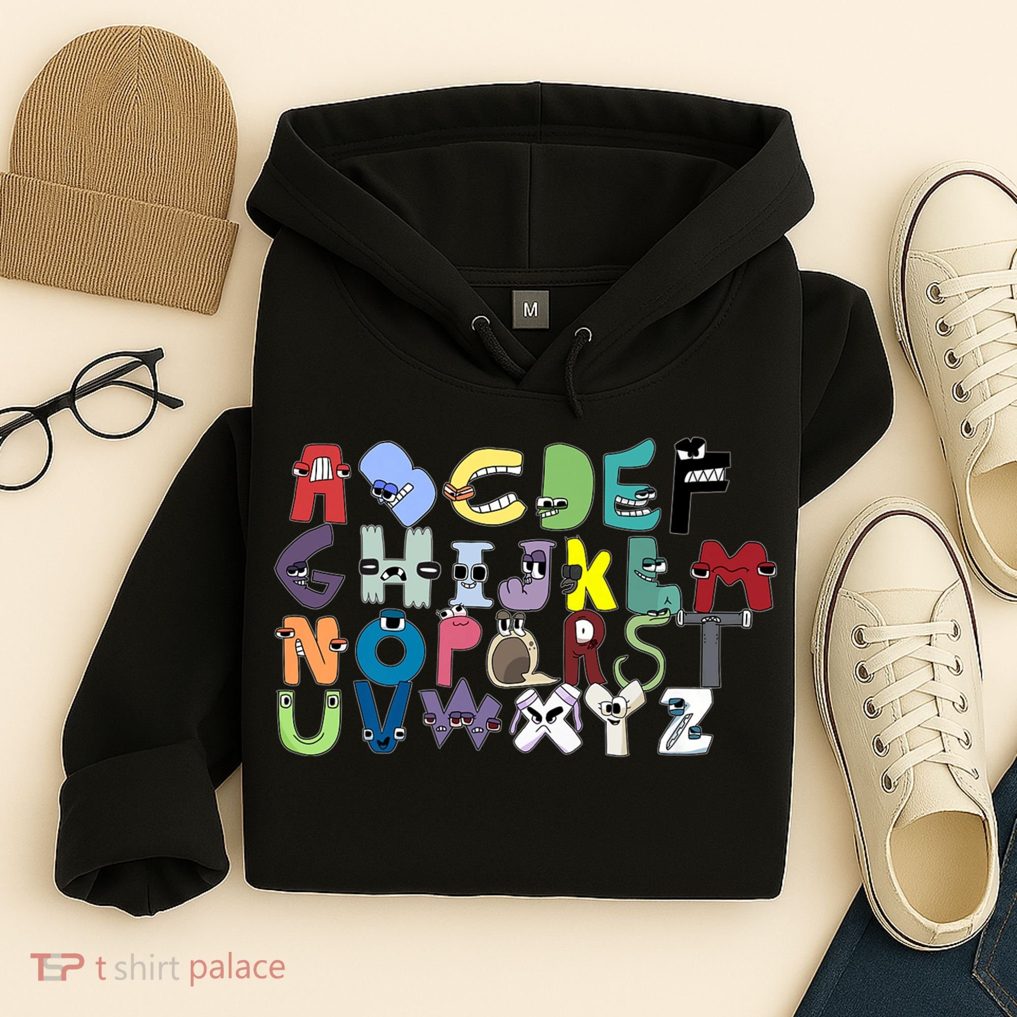 Villain Letter Abc Costumes Matching Evil Alphabet Lore Hoodie