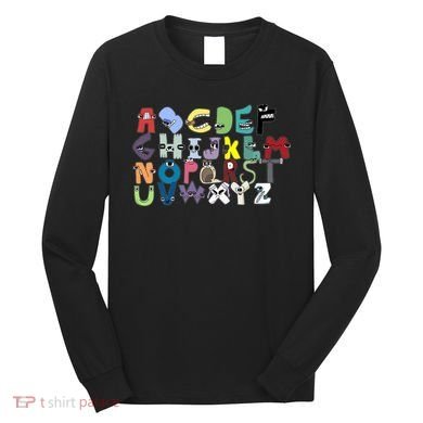Villain Letter Abc Costumes Matching Evil Alphabet Lore Long Sleeve Shirt