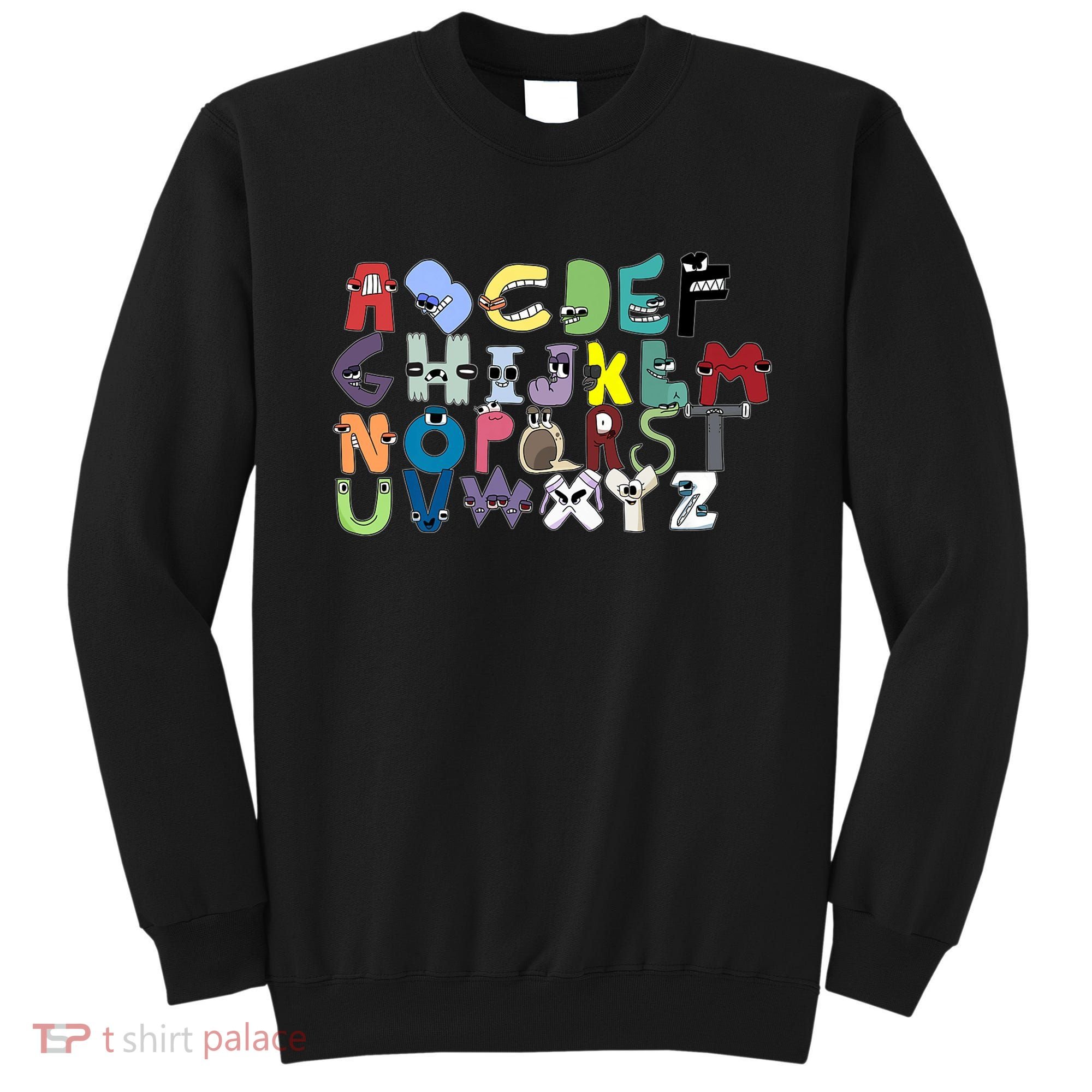 Villain Letter Abc Costumes Matching Evil Alphabet Lore Sweatshirt