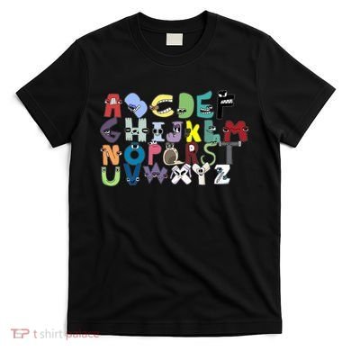 Villain Letter Abc Costumes Matching Evil Alphabet Lore T-Shirt
