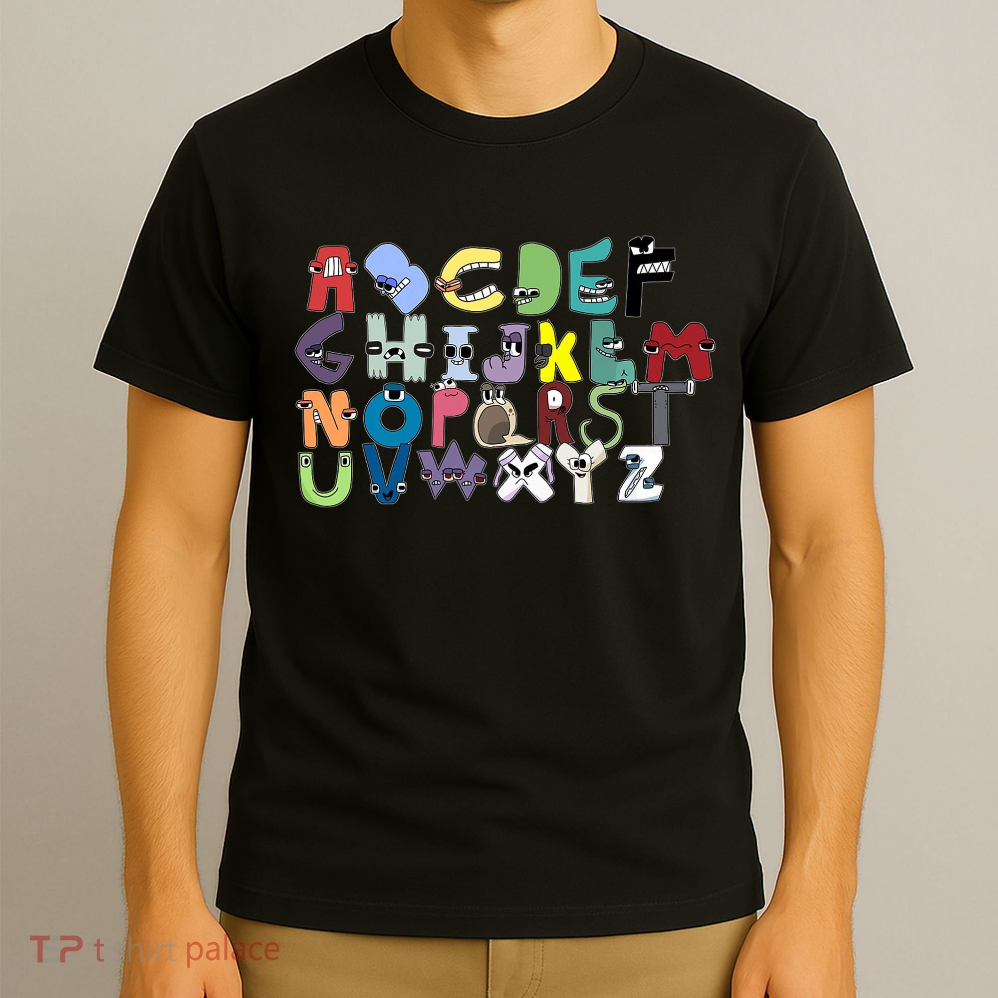 Villain Letter Abc Costumes Matching Evil Alphabet Lore T-Shirt