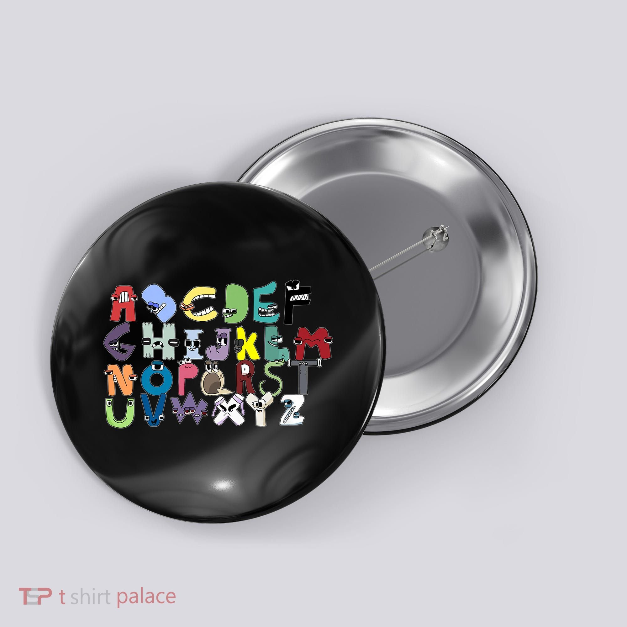 Villain Letter Abc Costumes Matching Evil Alphabet Lore Button