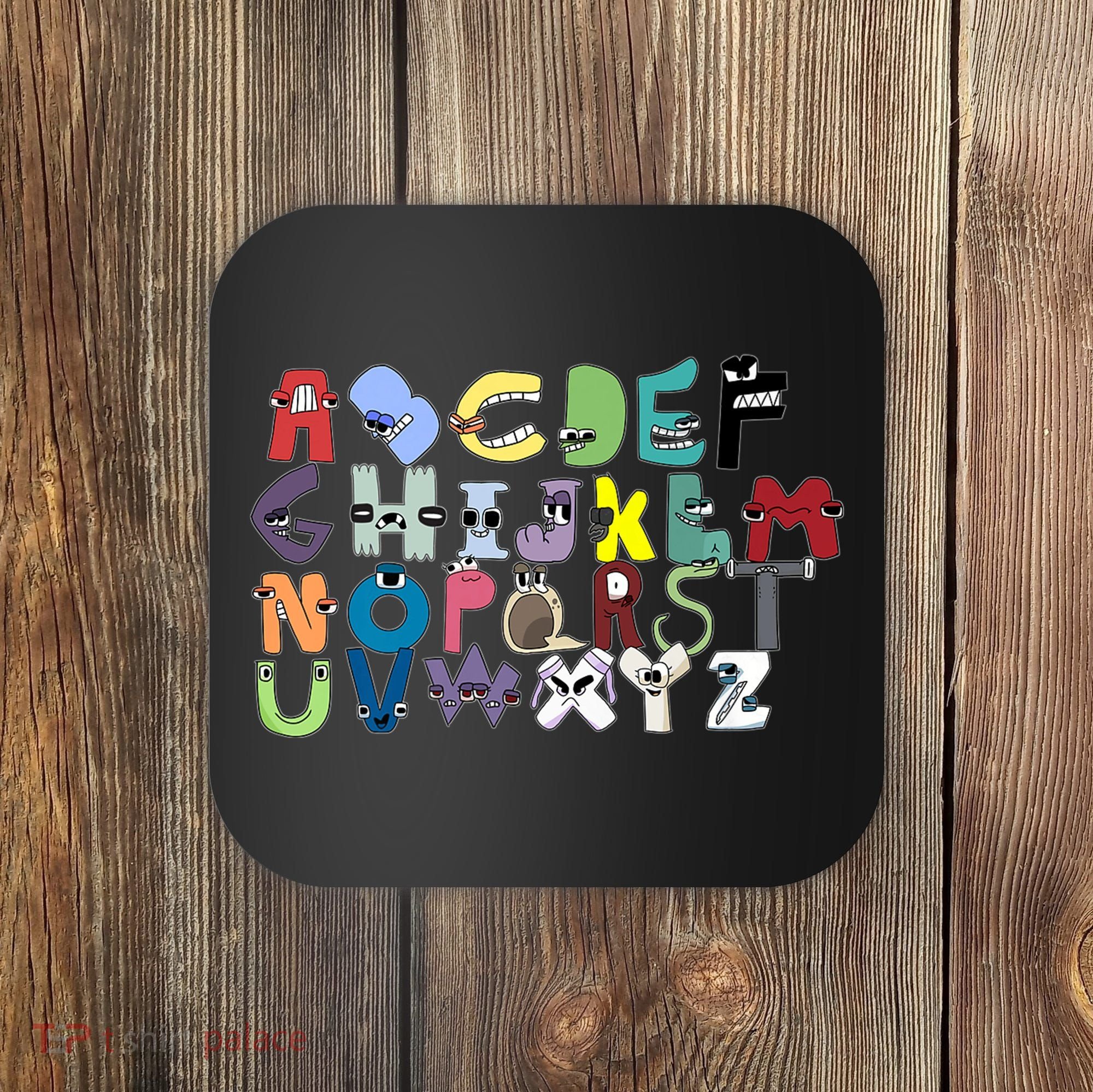 Villain Letter Abc Costumes Matching Evil Alphabet Lore Coaster
