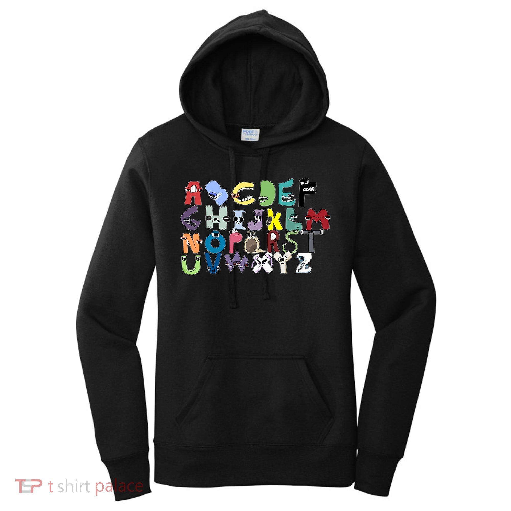 Villain Letter Abc Costumes Matching Evil Alphabet Lore Women's Hoodie