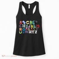 Villain Letter Abc Costumes Matching Evil Alphabet Lore Women's Tank Top thumb 0