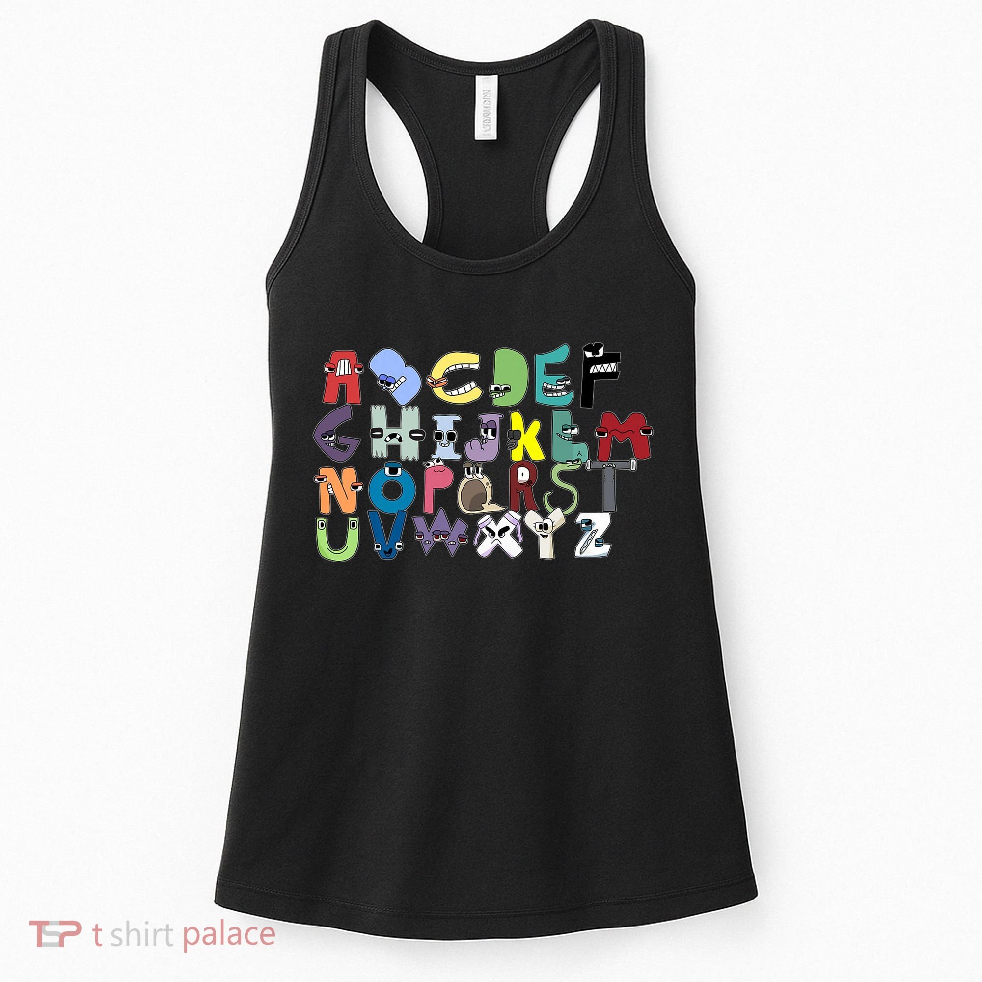 Villain Letter Abc Costumes Matching Evil Alphabet Lore Women's Tank Top