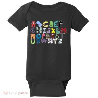 Villain Letter Abc Costumes Matching Evil Alphabet Lore Baby Bodysuit