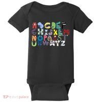 Villain Letter Abc Costumes Matching Evil Alphabet Lore Baby Bodysuit thumb 0
