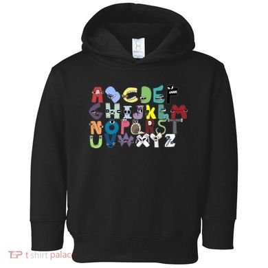 Villain Letter Abc Costumes Matching Evil Alphabet Lore Toddler Hoodie