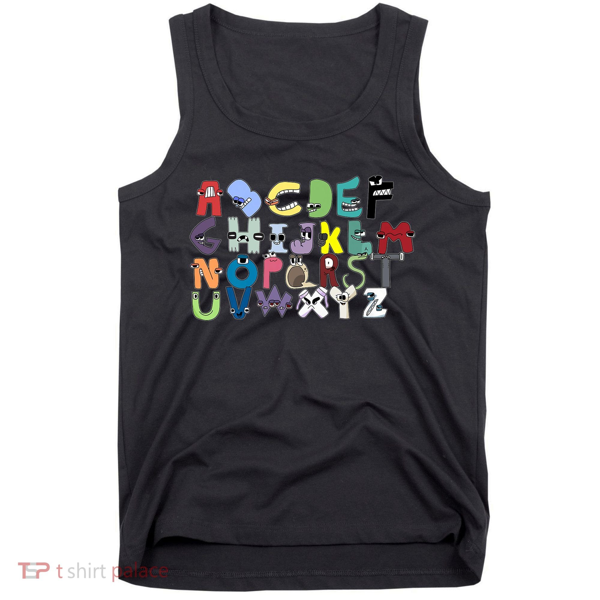 Villain Letter Abc Costumes Matching Evil Alphabet Lore Tank Top