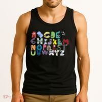 Villain Letter Abc Costumes Matching Evil Alphabet Lore Tank Top thumb 3