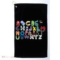 Villain Letter Abc Costumes Matching Evil Alphabet Lore Golf Towel thumb 0