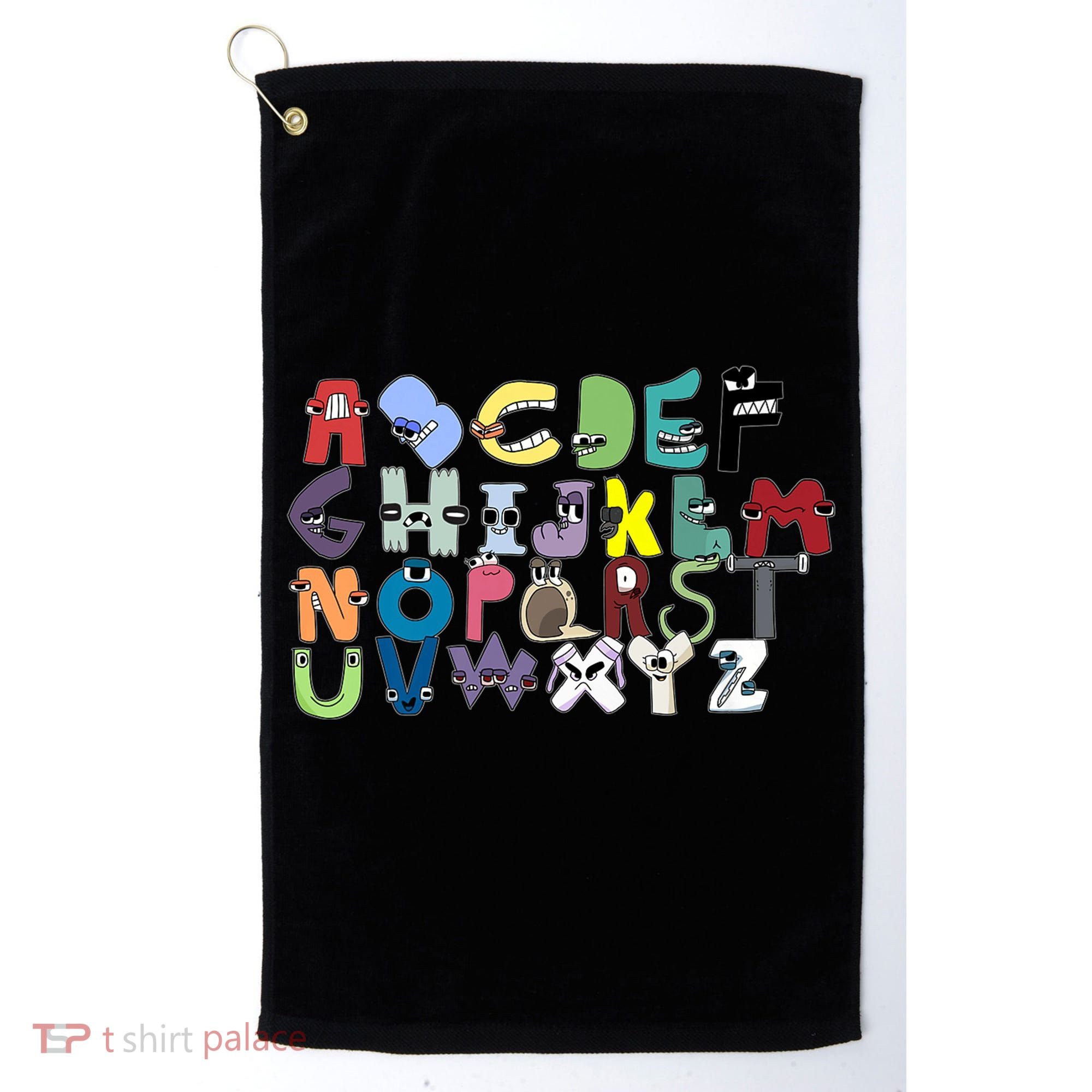 Villain Letter Abc Costumes Matching Evil Alphabet Lore Golf Towel