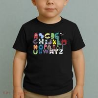 Villain Letter Abc Costumes Matching Evil Alphabet Lore Toddler T-Shirt thumb 2