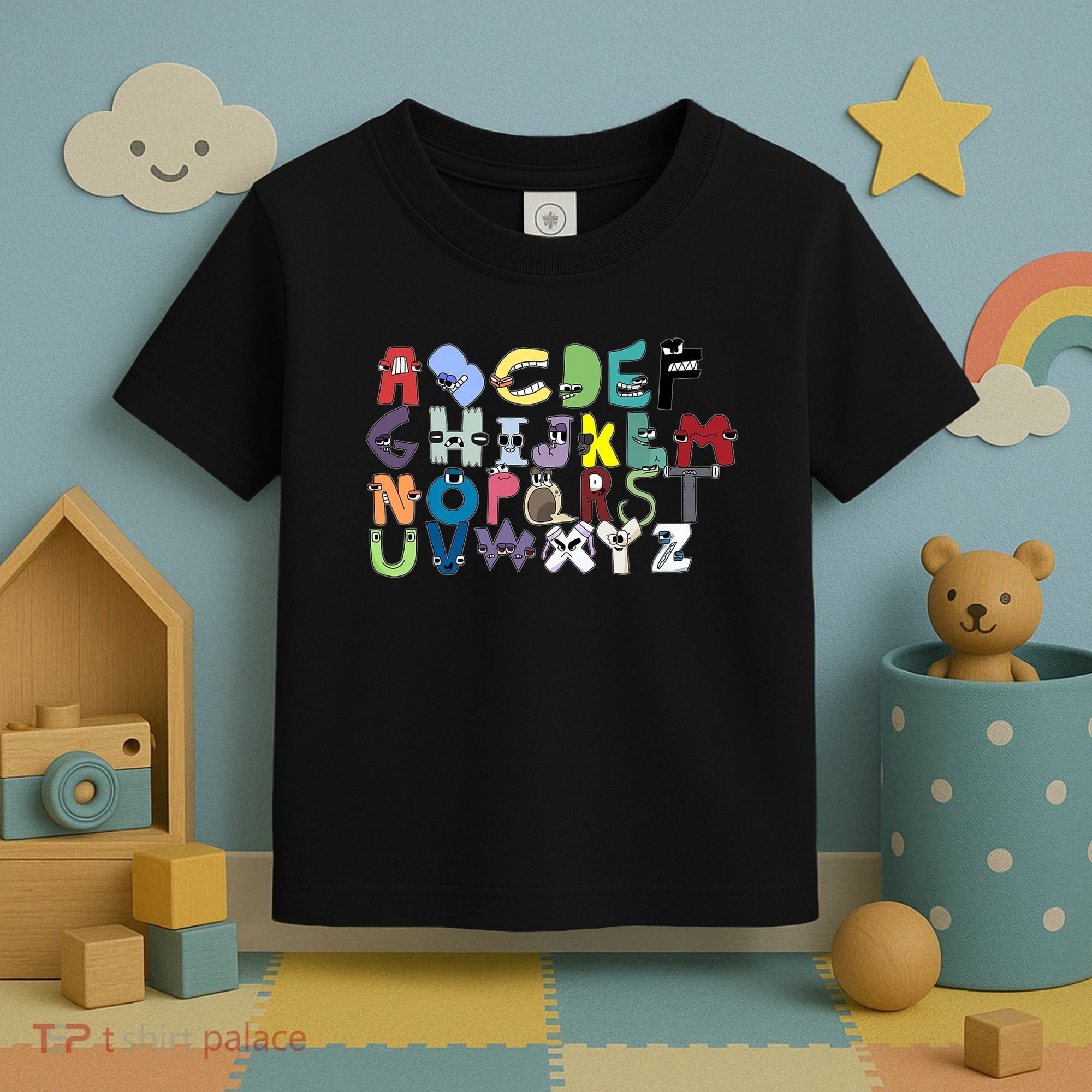 Villain Letter Abc Costumes Matching Evil Alphabet Lore Toddler T-Shirt