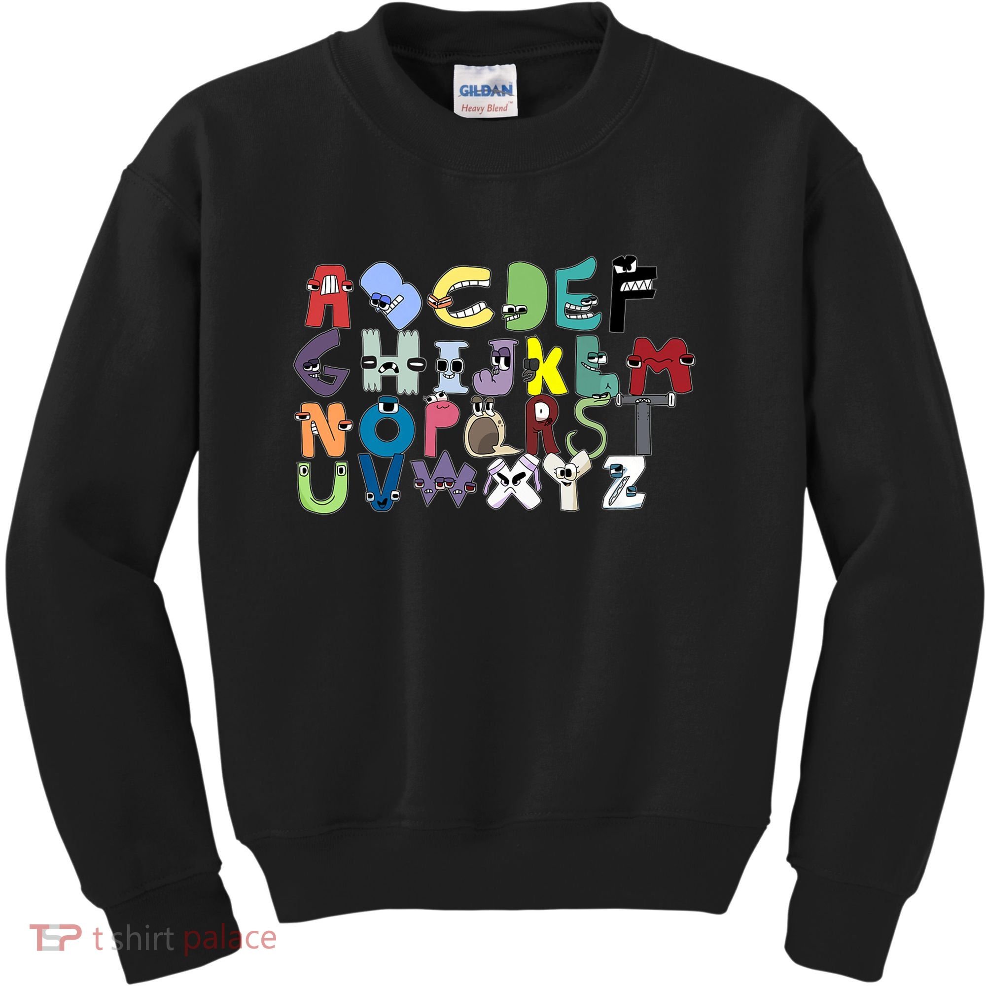 Villain Letter Abc Costumes Matching Evil Alphabet Lore Kids Sweatshirt