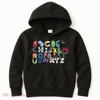 Villain Letter Abc Costumes Matching Evil Alphabet Lore Kids Hoodie thumb 0