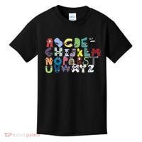 Villain Letter Abc Costumes Matching Evil Alphabet Lore Kids T-Shirt thumb 0