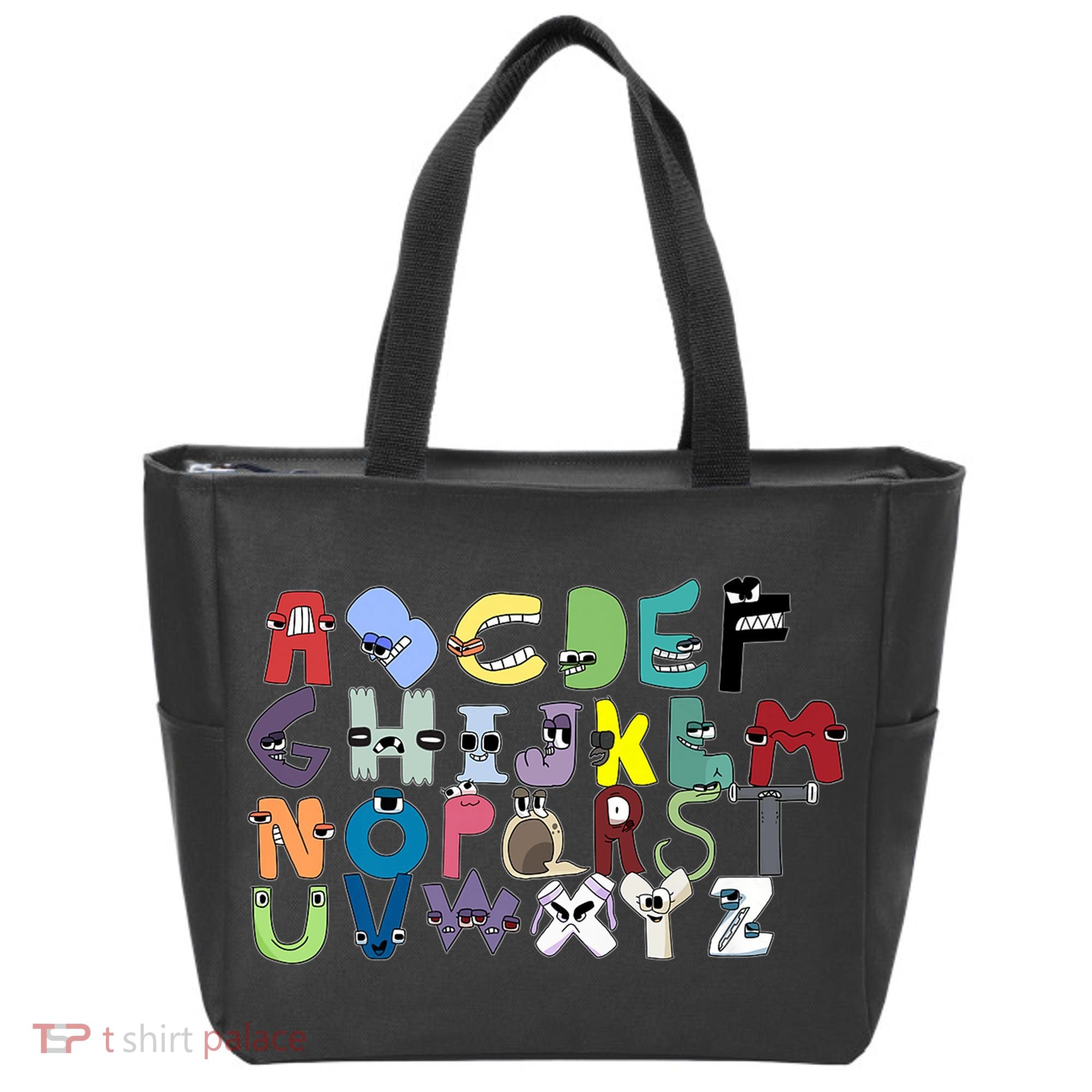Villain Letter Abc Costumes Matching Evil Alphabet Lore Tote Bag