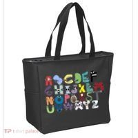 Villain Letter Abc Costumes Matching Evil Alphabet Lore Tote Bag thumb 2