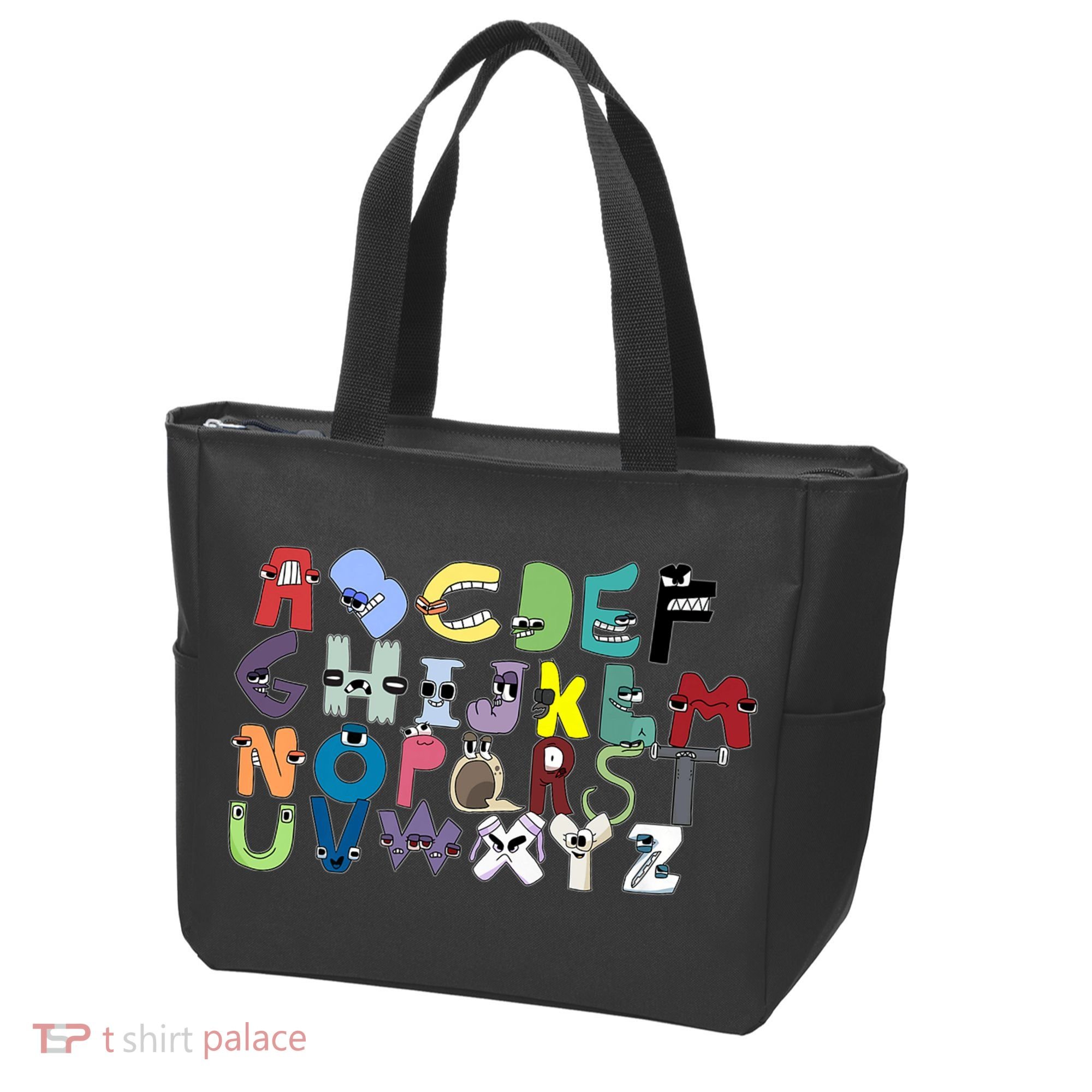 Villain Letter Abc Costumes Matching Evil Alphabet Lore Tote Bag