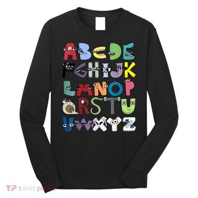 Villain Letter Abc Costume Boys Matching Evil Alphabet Lore Long Sleeve Shirt