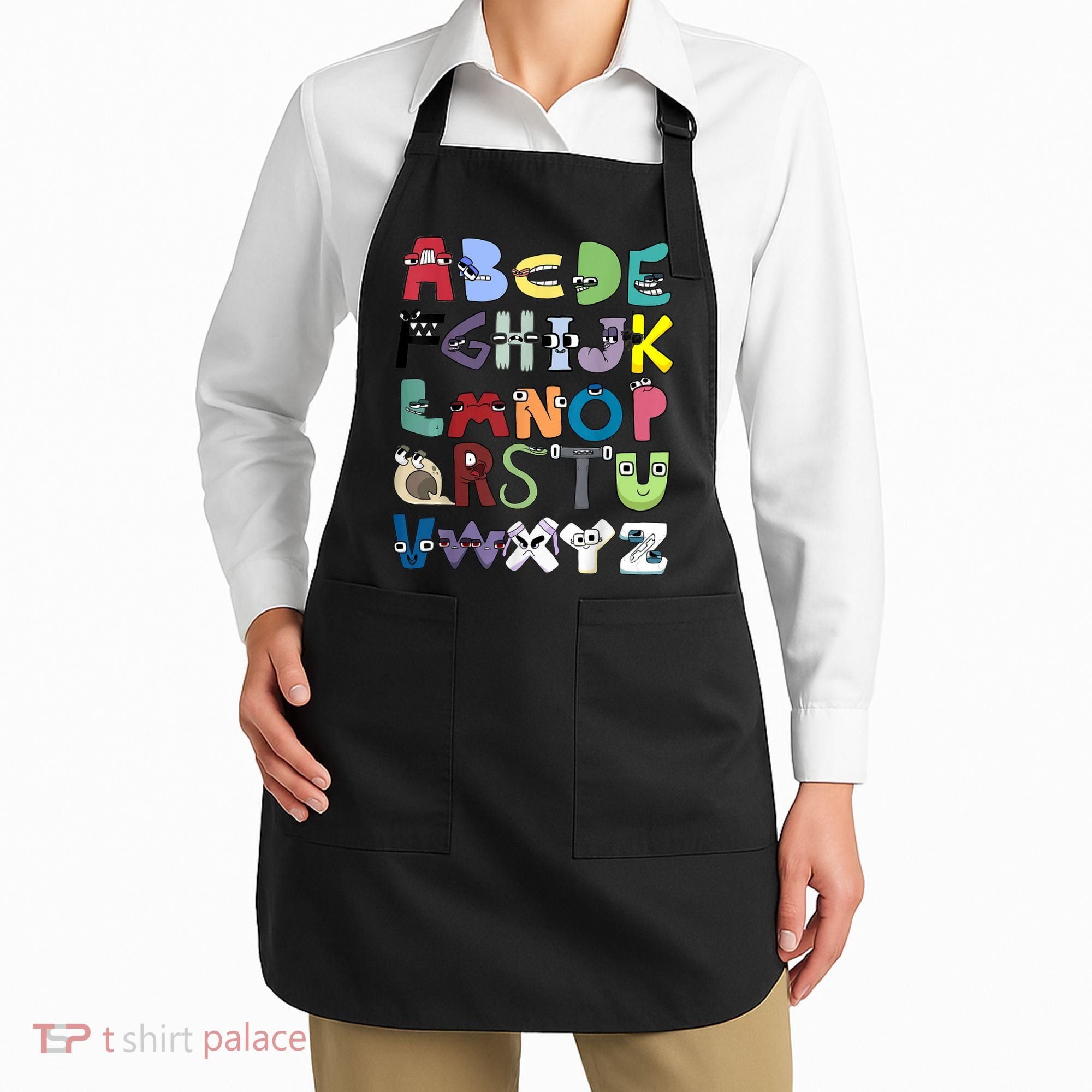 Villain Letter Abc Costume Boys Matching Evil Alphabet Lore Apron