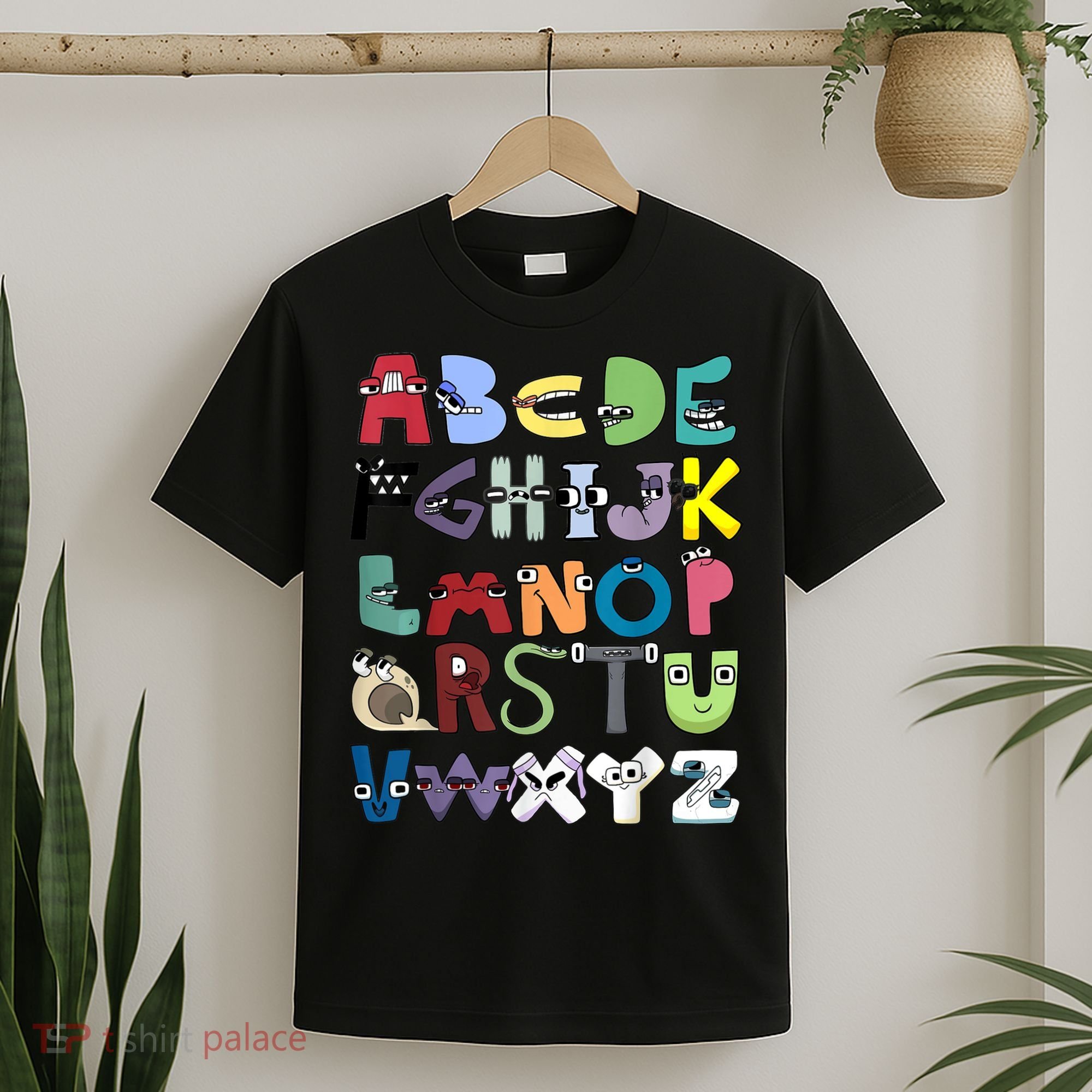 Villain Letter Abc Costume Boys Matching Evil Alphabet Lore T-Shirt