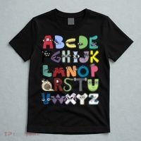 Villain Letter Abc Costume Boys Matching Evil Alphabet Lore T-Shirt thumb 5