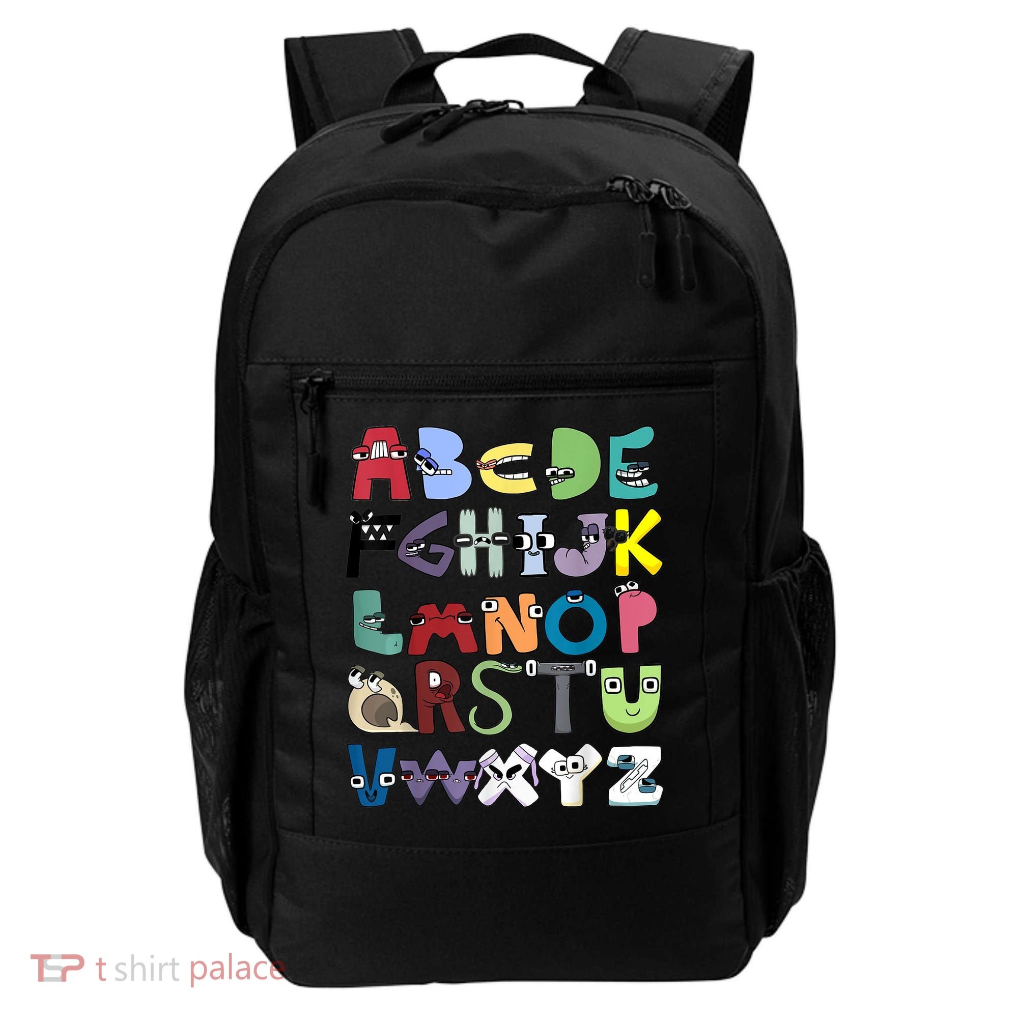 Villain Letter Abc Costume Boys Matching Evil Alphabet Lore Backpack