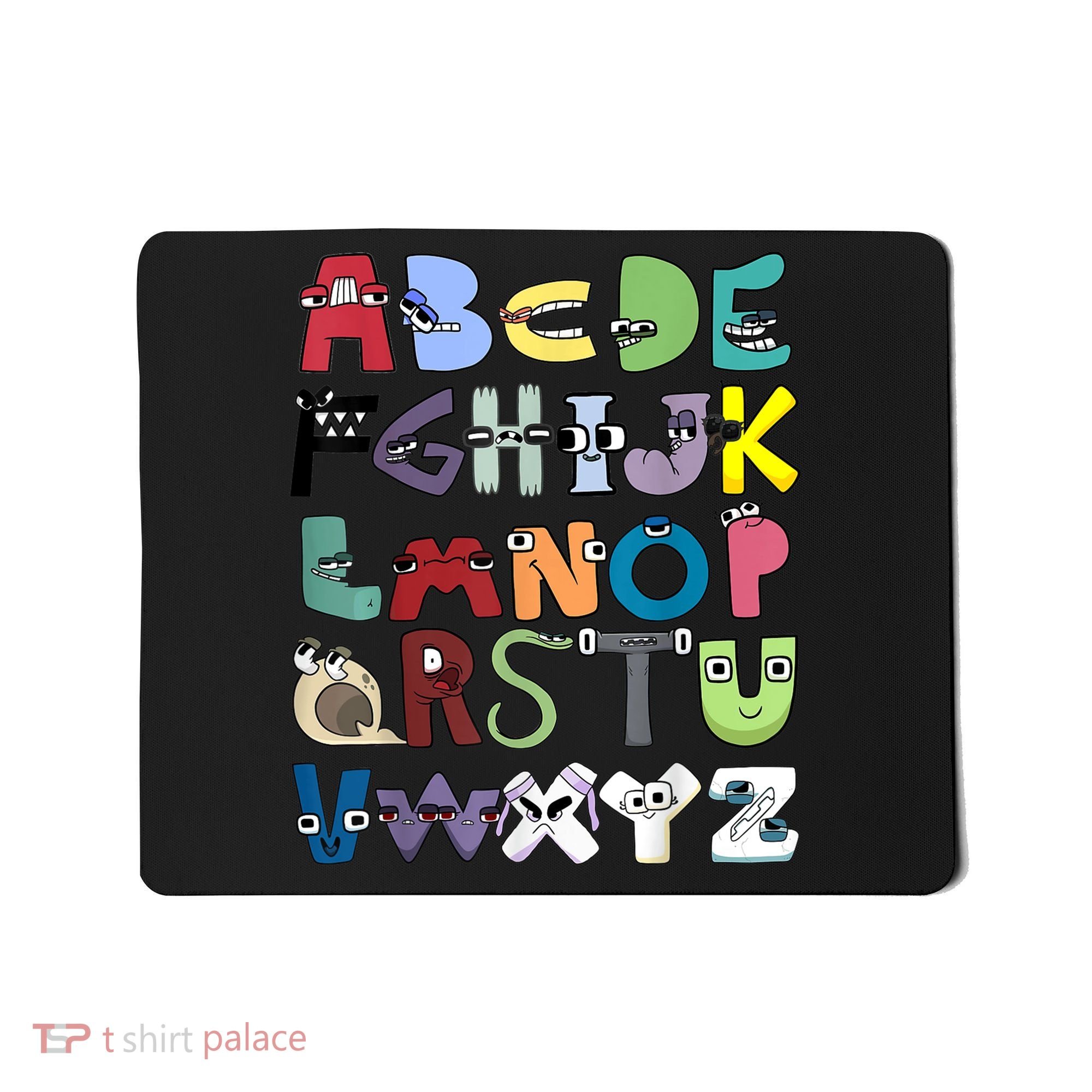 Villain Letter Abc Costume Boys Matching Evil Alphabet Lore Mousepad