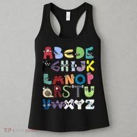 Villain Letter Abc Costume Boys Matching Evil Alphabet Lore Women's Tank Top thumb 3