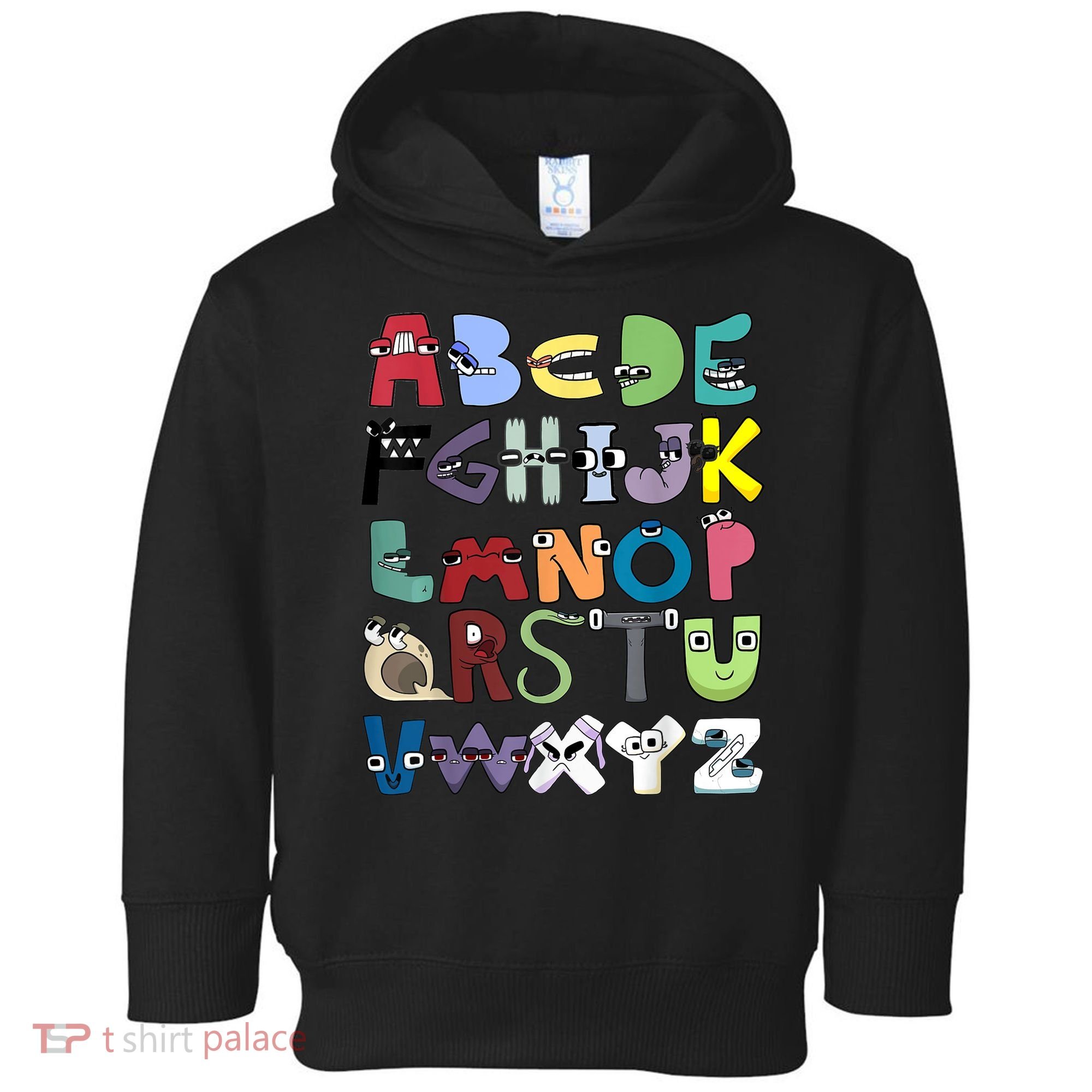 Villain Letter Abc Costume Boys Matching Evil Alphabet Lore Toddler Hoodie