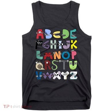 Villain Letter Abc Costume Boys Matching Evil Alphabet Lore Tank Top