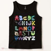 Villain Letter Abc Costume Boys Matching Evil Alphabet Lore Tank Top thumb 2