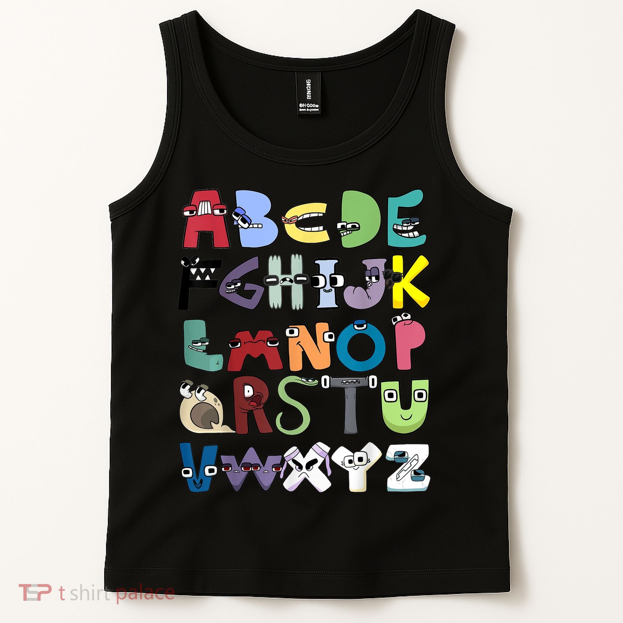 Villain Letter Abc Costume Boys Matching Evil Alphabet Lore Tank Top