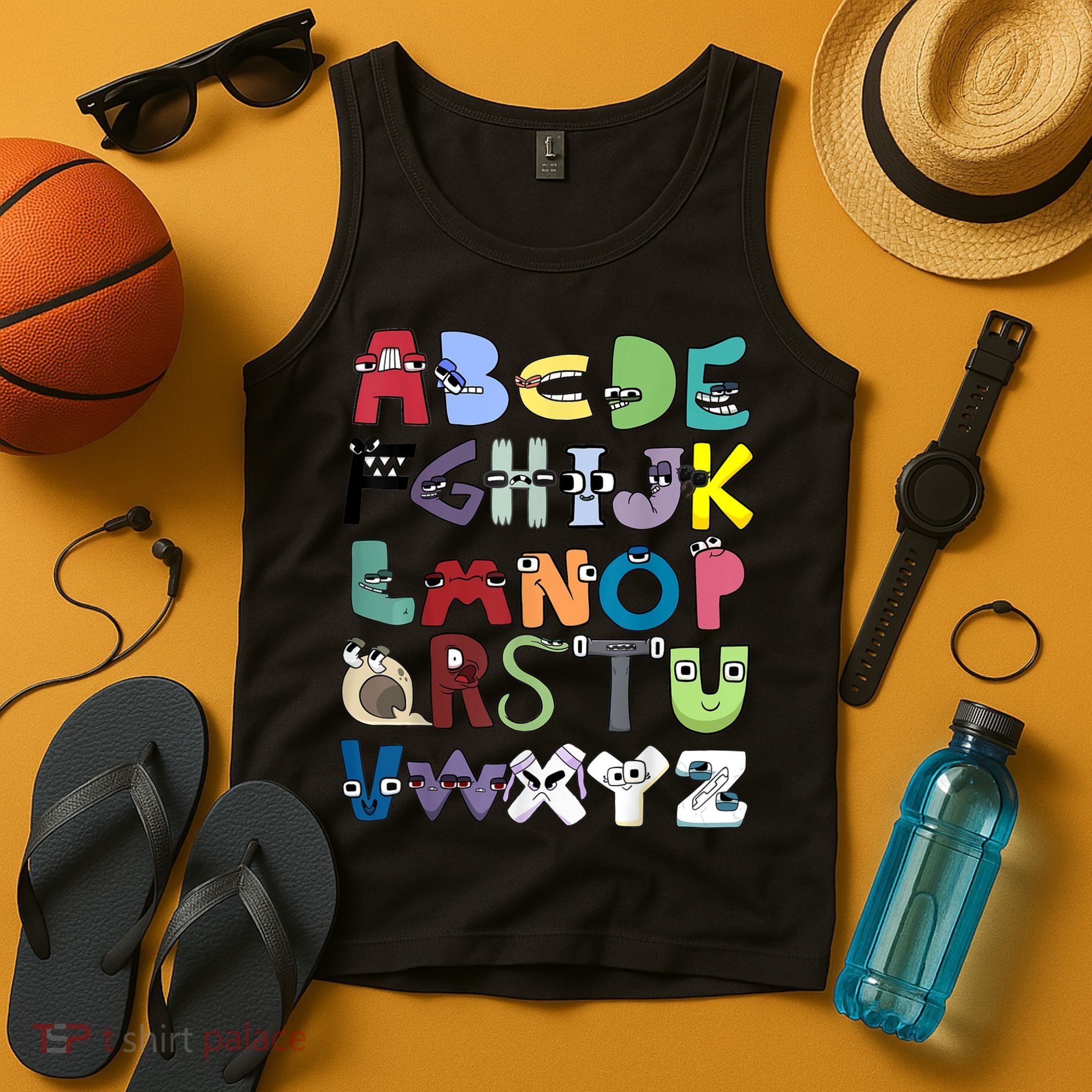Villain Letter Abc Costume Boys Matching Evil Alphabet Lore Tank Top