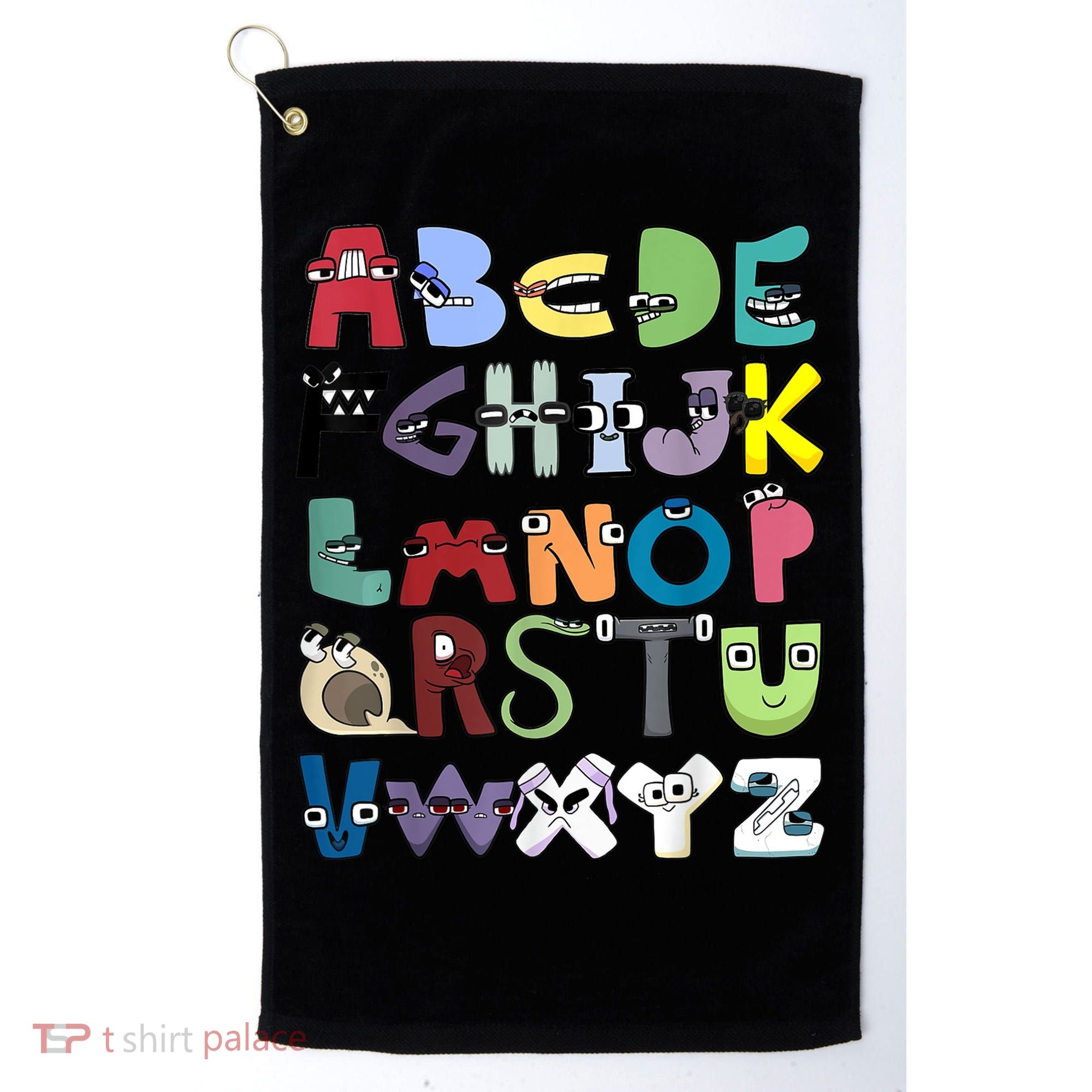 Villain Letter Abc Costume Boys Matching Evil Alphabet Lore Golf Towel
