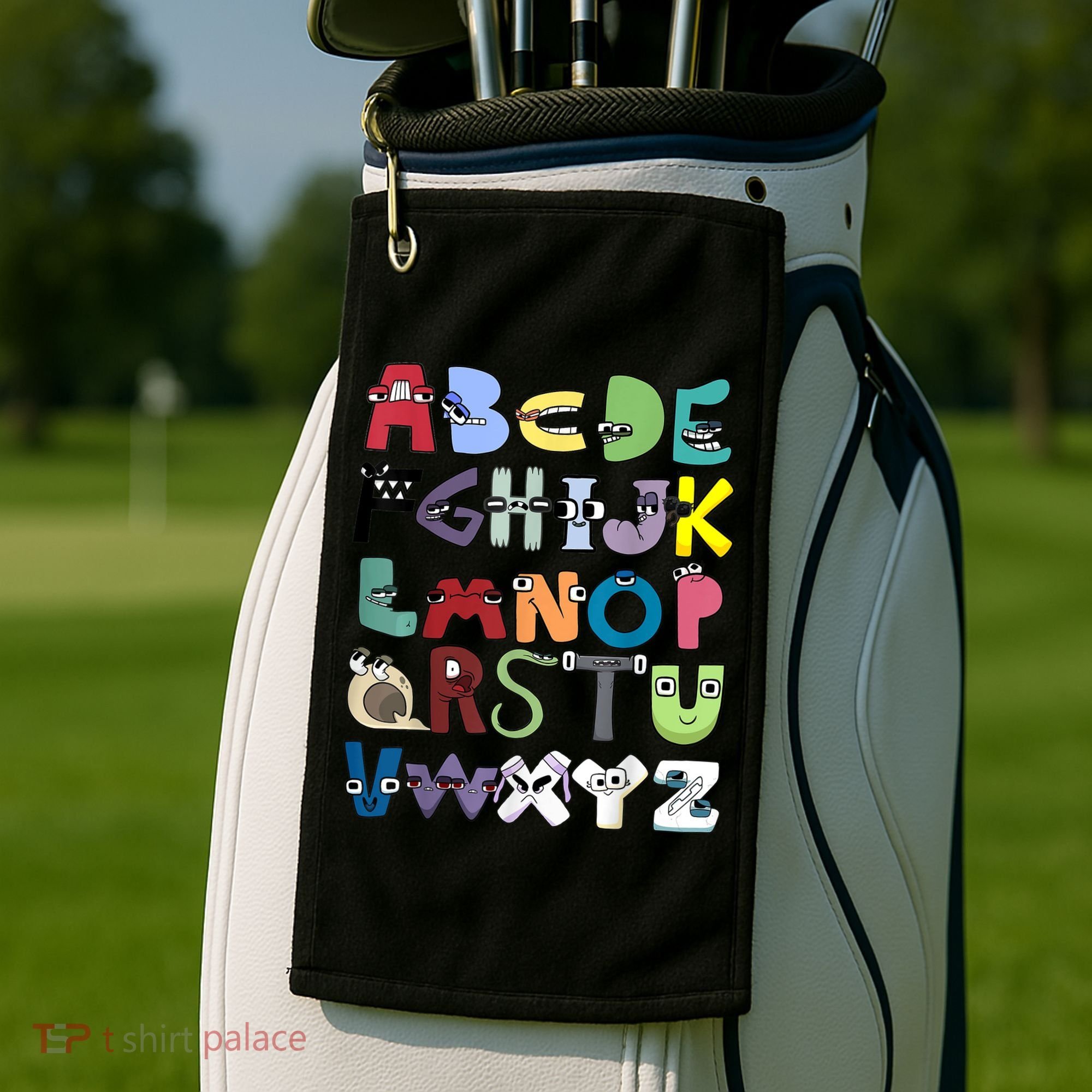 Villain Letter Abc Costume Boys Matching Evil Alphabet Lore Golf Towel