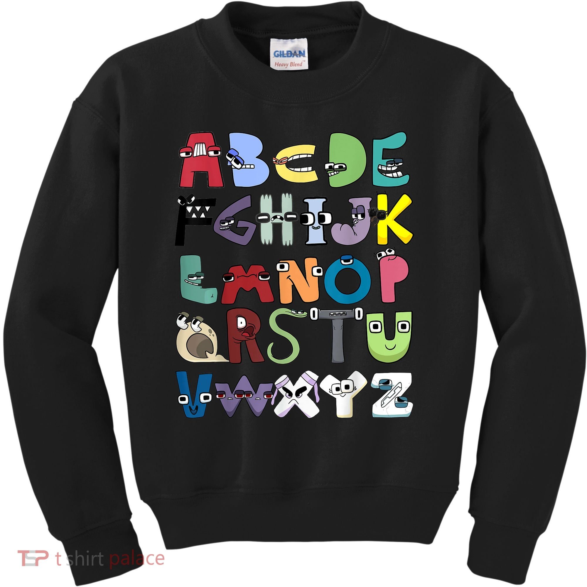 Villain Letter Abc Costume Boys Matching Evil Alphabet Lore Kids Sweatshirt