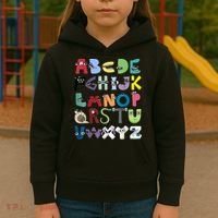 Villain Letter Abc Costume Boys Matching Evil Alphabet Lore Kids Hoodie thumb 3