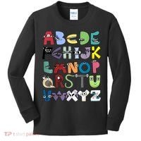 Villain Letter Abc Costume Boys Matching Evil Alphabet Lore Kids Long Sleeve Shirt thumb 0