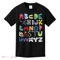 Villain Letter Abc Costume Boys Matching Evil Alphabet Lore Kids T-Shirt thumb 0