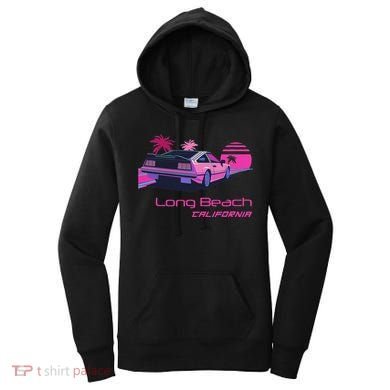 Vintage Long Beach California Women's Hoodie