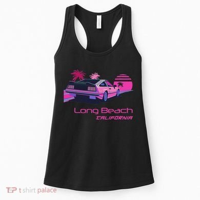 Vintage Long Beach California Women's Tank Top