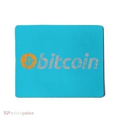Vintage Look Bitcoin Logo Mousepad