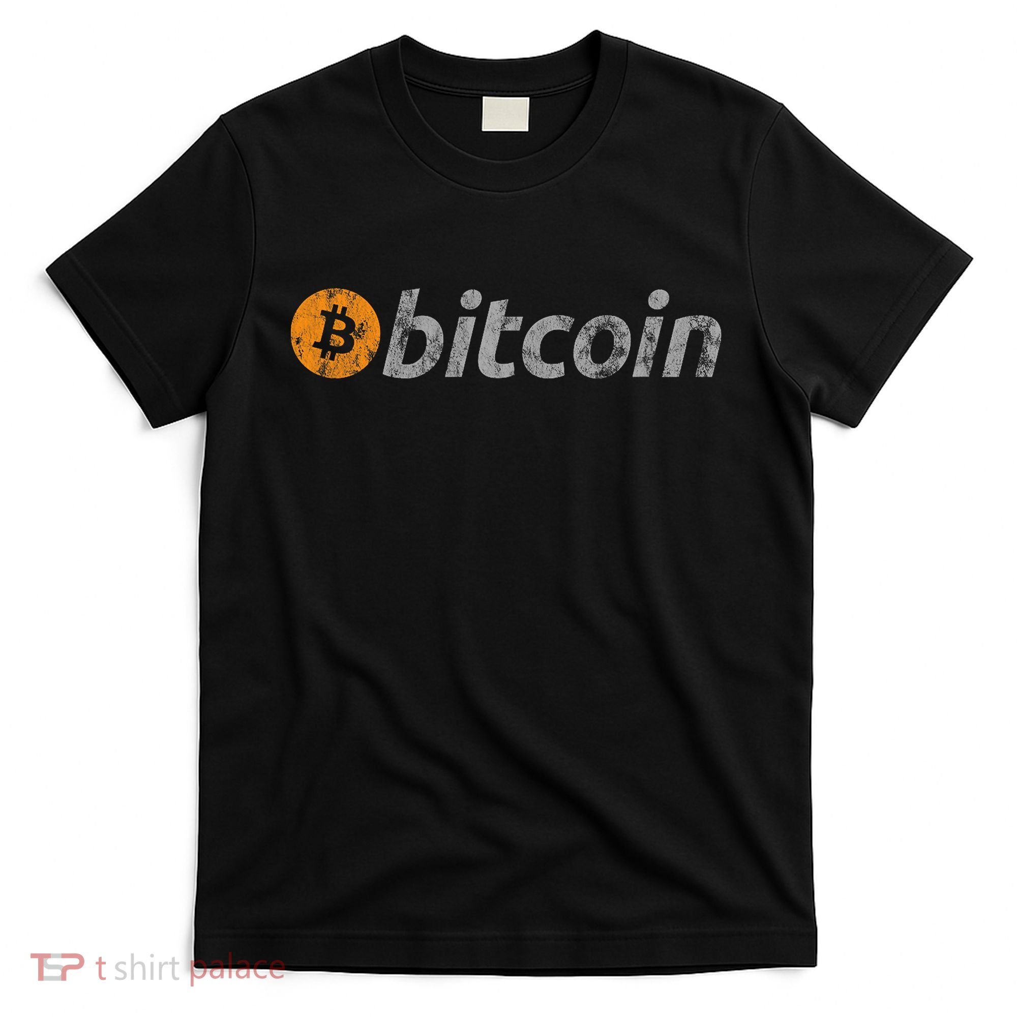 Vintage Look Bitcoin Logo T-Shirt