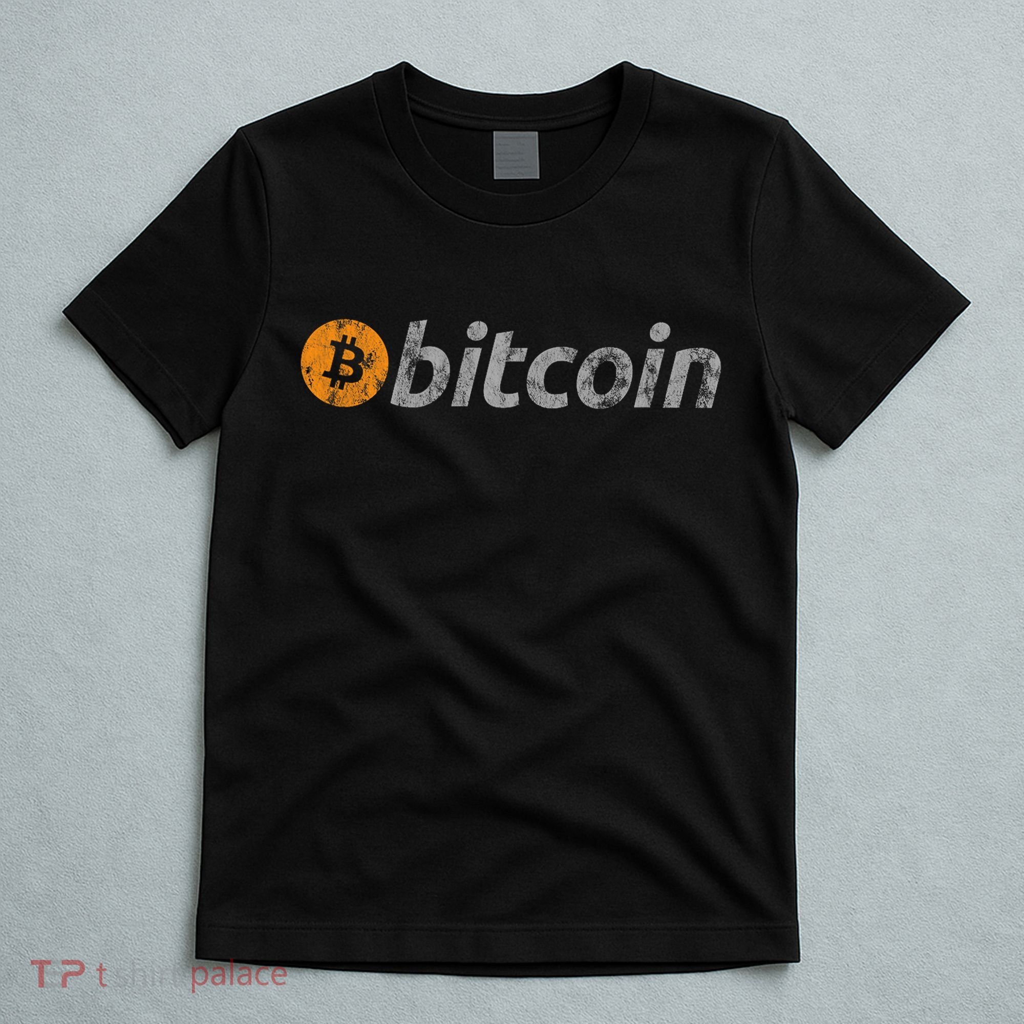 Vintage Look Bitcoin Logo T-Shirt