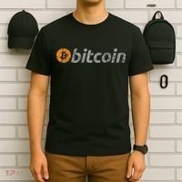 Vintage Look Bitcoin Logo T-Shirt thumb 6