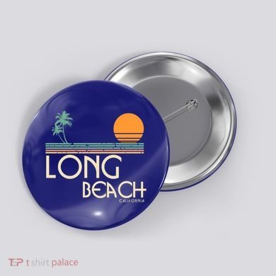 Vintage Long Beach California Gift Button